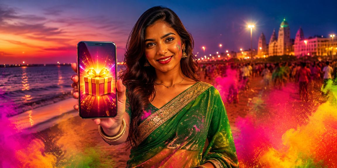 Chennai Marina Beach with people enjoying festival